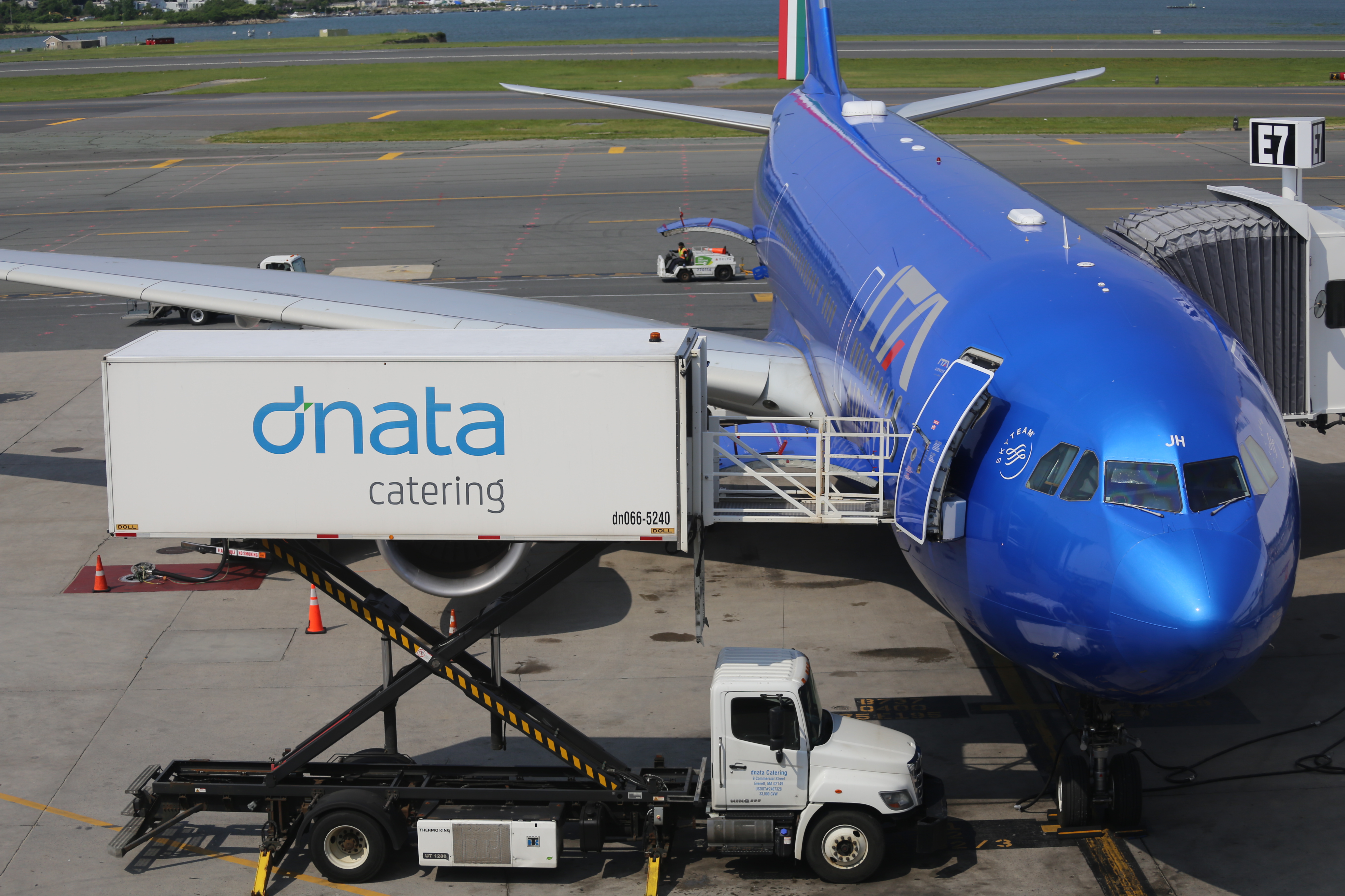 Ita Air A330 Parked At Logan Gate